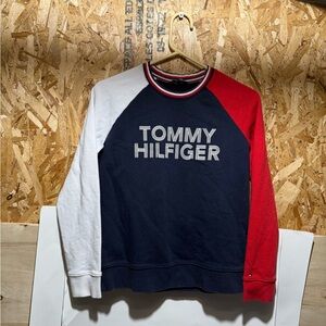 Tommy Hilfiger Men's Colorblock Sweater - Red, White, and Blue